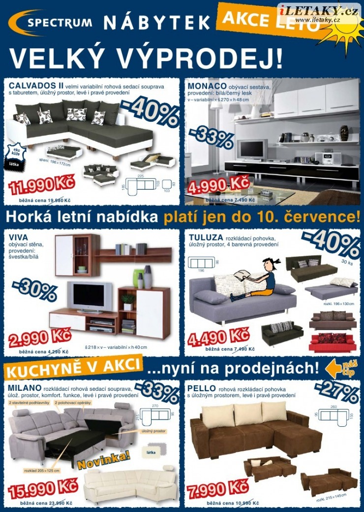 leták Spectrum nábytek strana 1 leták Spectrum nábytek strana 1