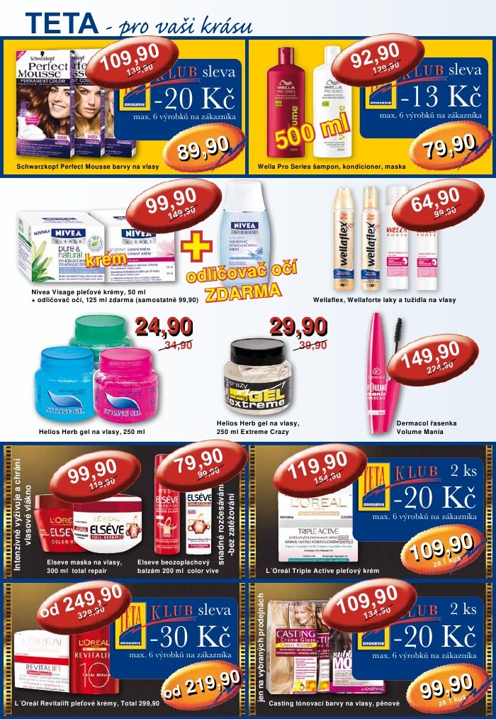 leták TETA drogerie strana 1 leták TETA drogerie strana 1