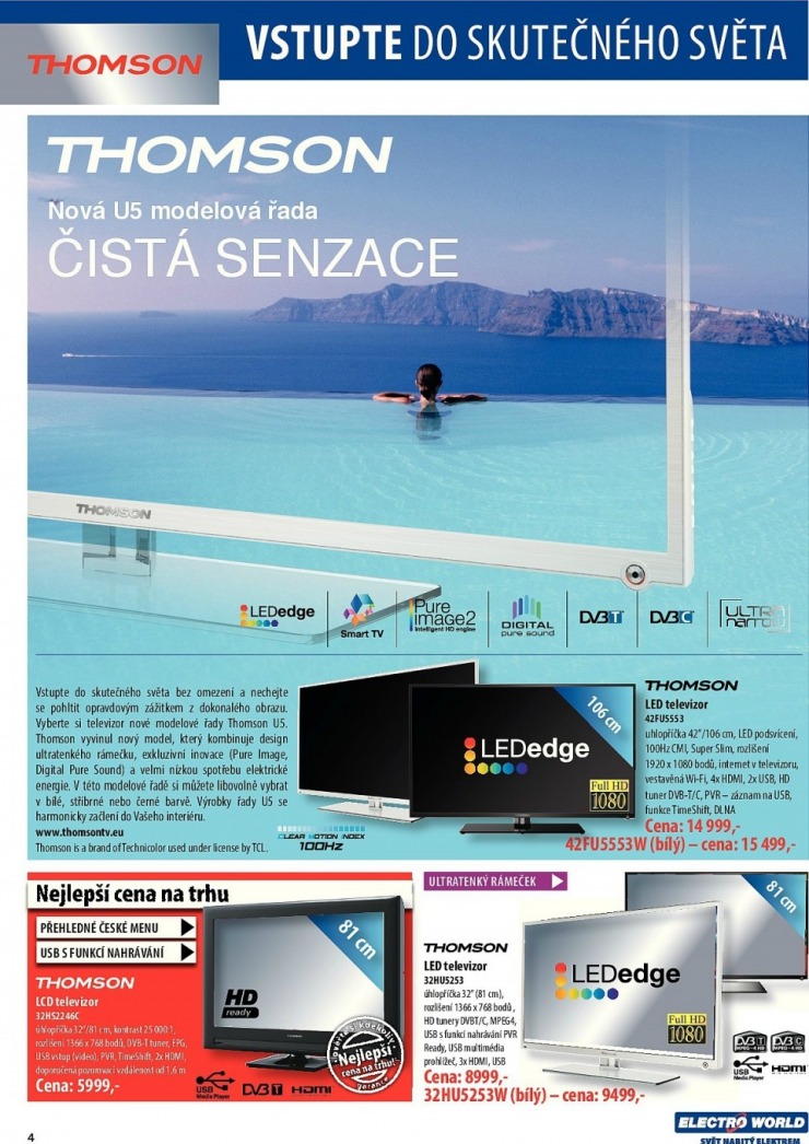 leták Electro World strana 1 leták Electro World strana 1