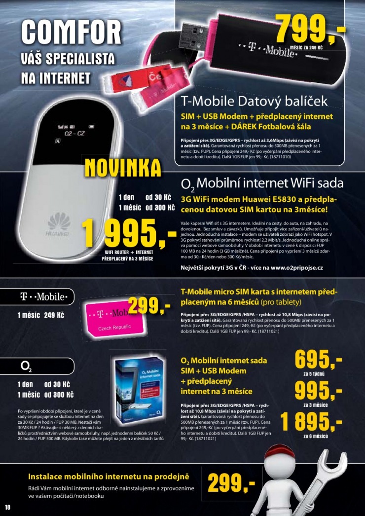 leták Comfor strana 1 leták Comfor strana 1