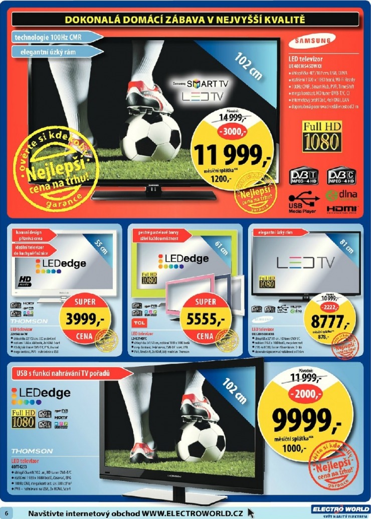 leták Electro World strana 1 leták Electro World strana 1