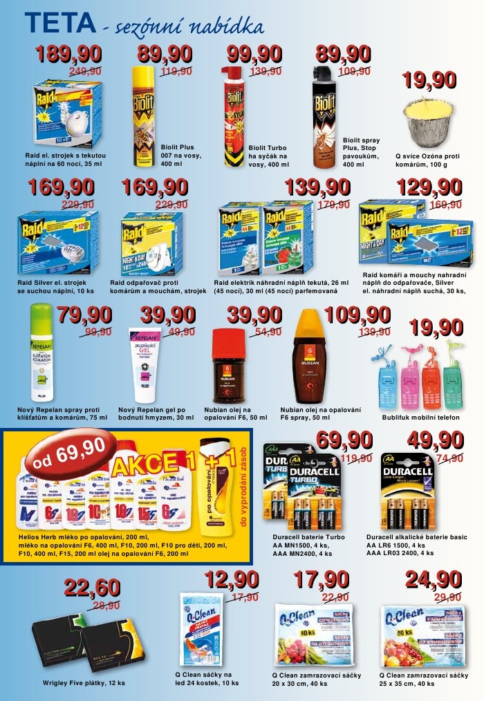 leták TETA drogerie strana 1 leták TETA drogerie strana 1