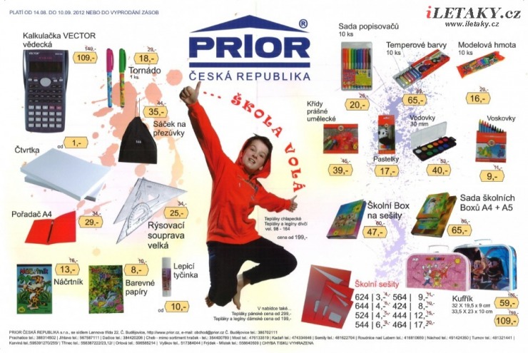 leták Prior strana 1 leták Prior strana 1