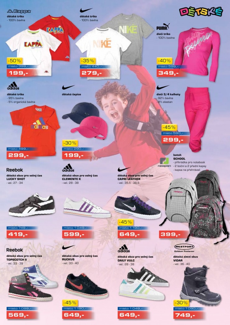 leták Sportisimo strana 1 leták Sportisimo strana 1