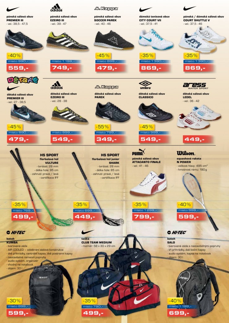 leták Sportisimo strana 1 leták Sportisimo strana 1