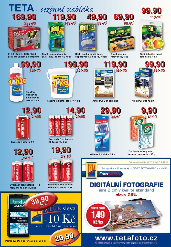leták TETA drogerie strana 1 leták TETA drogerie strana 1