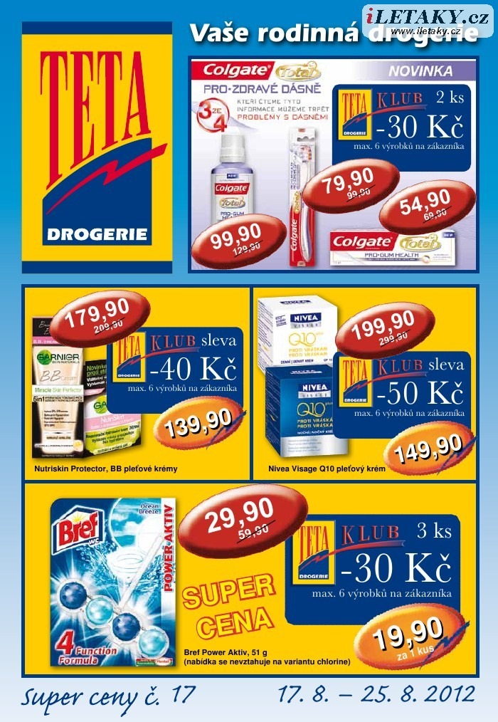 leták TETA drogerie strana 1 leták TETA drogerie strana 1