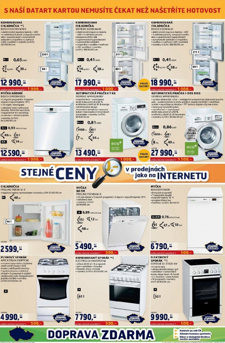 leták Datart strana 1 leták Datart strana 1