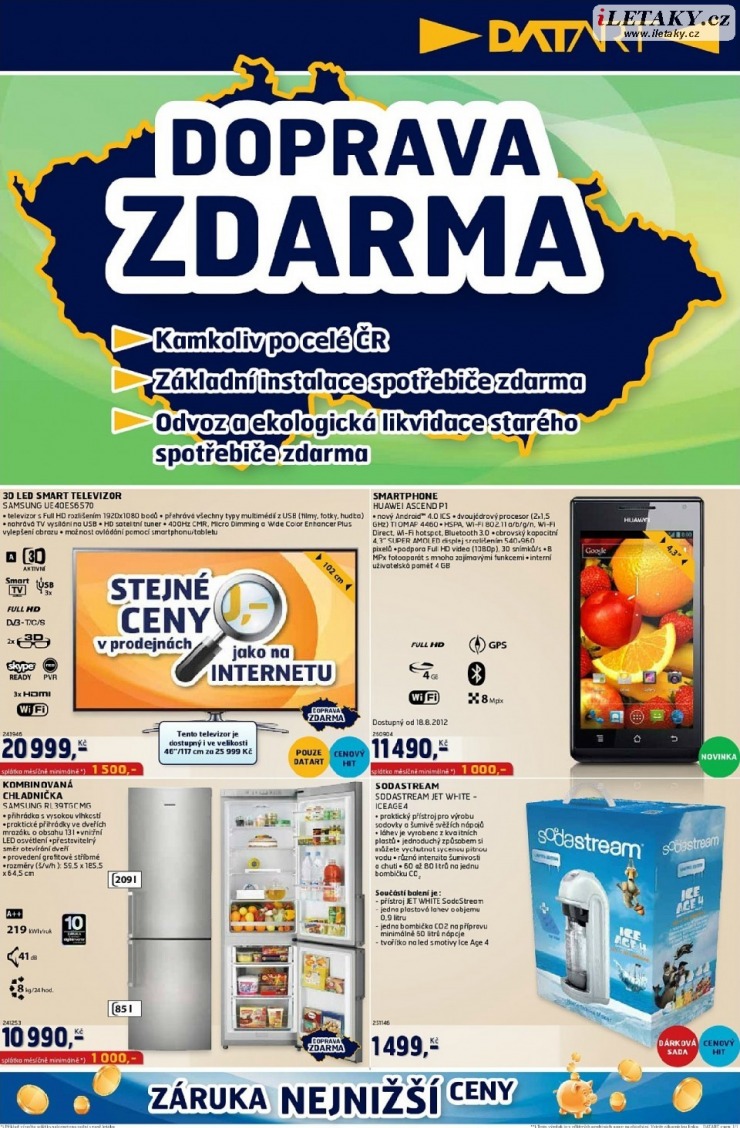 leták Datart strana 1 leták Datart strana 1