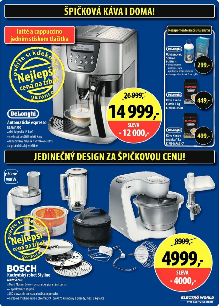 leták Electro World strana 1 leták Electro World strana 1