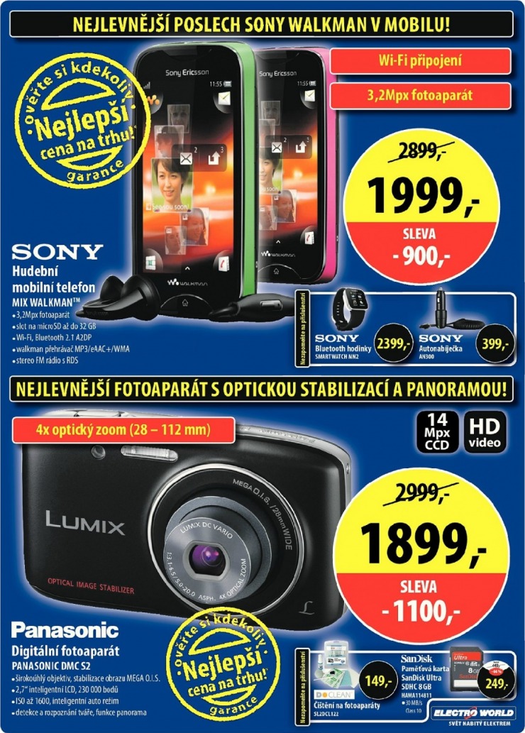leták Electro World strana 1 leták Electro World strana 1