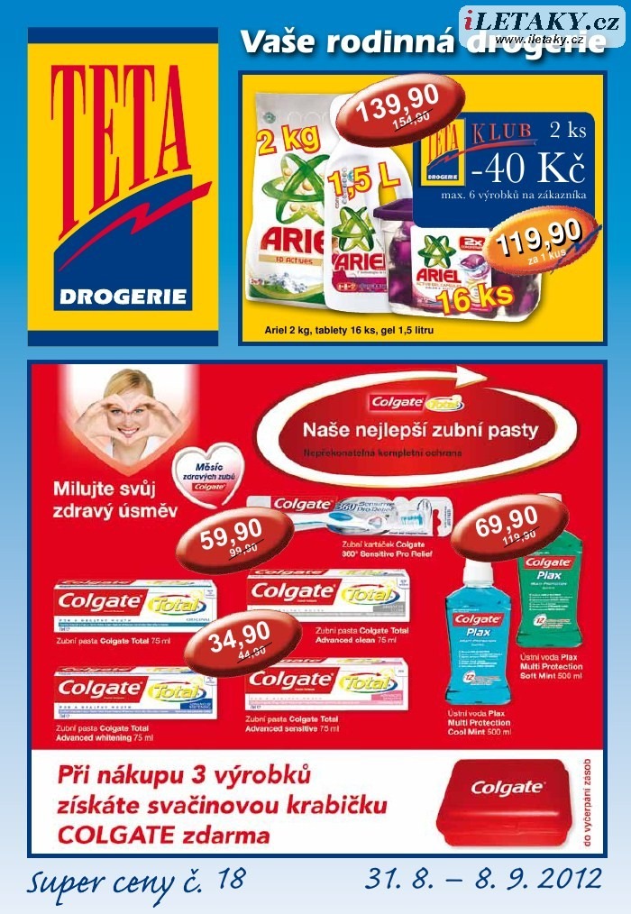 leták TETA drogerie strana 1 leták TETA drogerie strana 1