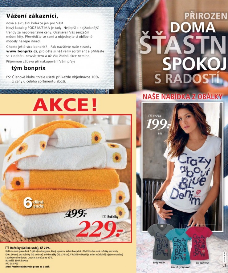 leták Bonprix strana 1 leták Bonprix strana 1