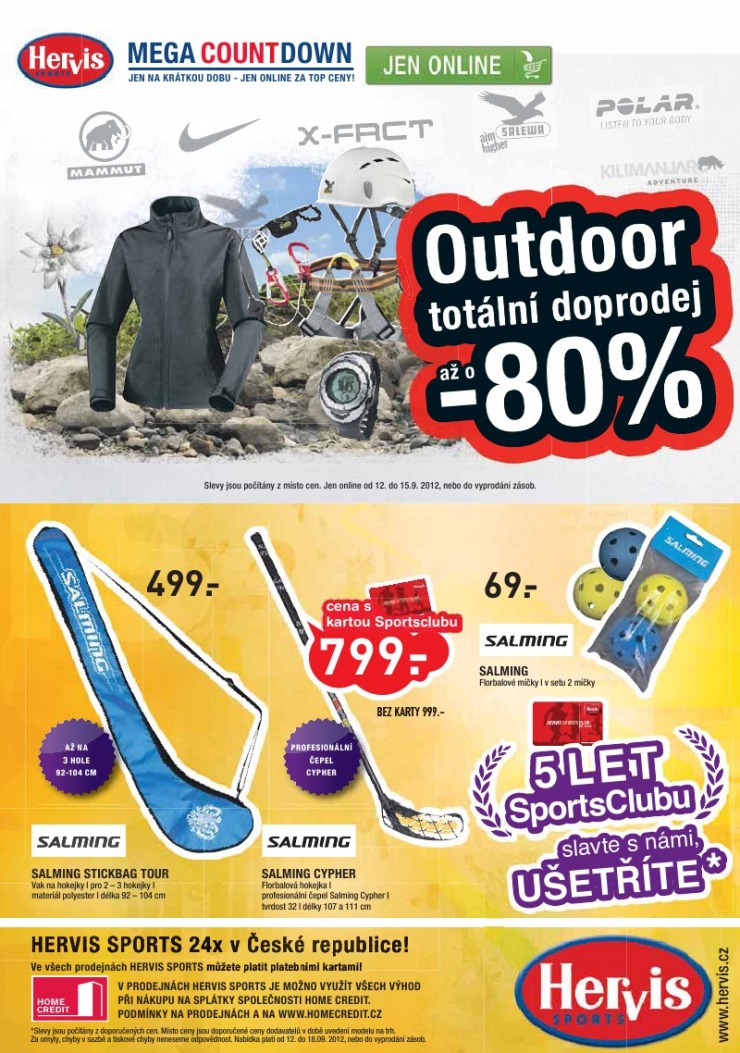 leták Hervis strana 1 leták Hervis strana 1