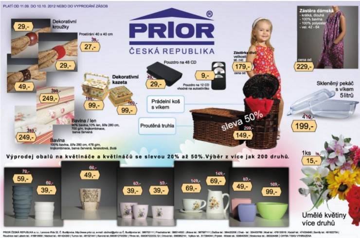leták Prior strana 1 leták Prior strana 1