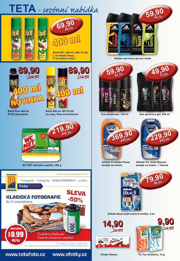 leták TETA drogerie strana 1 leták TETA drogerie strana 1