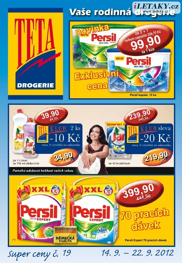 leták TETA drogerie strana 1 leták TETA drogerie strana 1