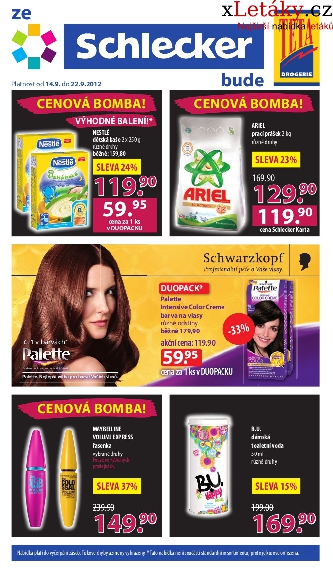 leták Schlecker leták strana 1 leták Schlecker leták strana 1