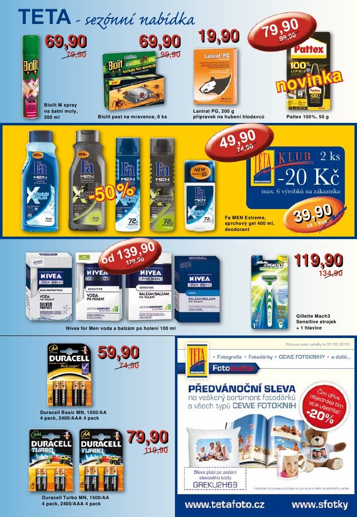 leták TETA drogerie strana 1 leták TETA drogerie strana 1