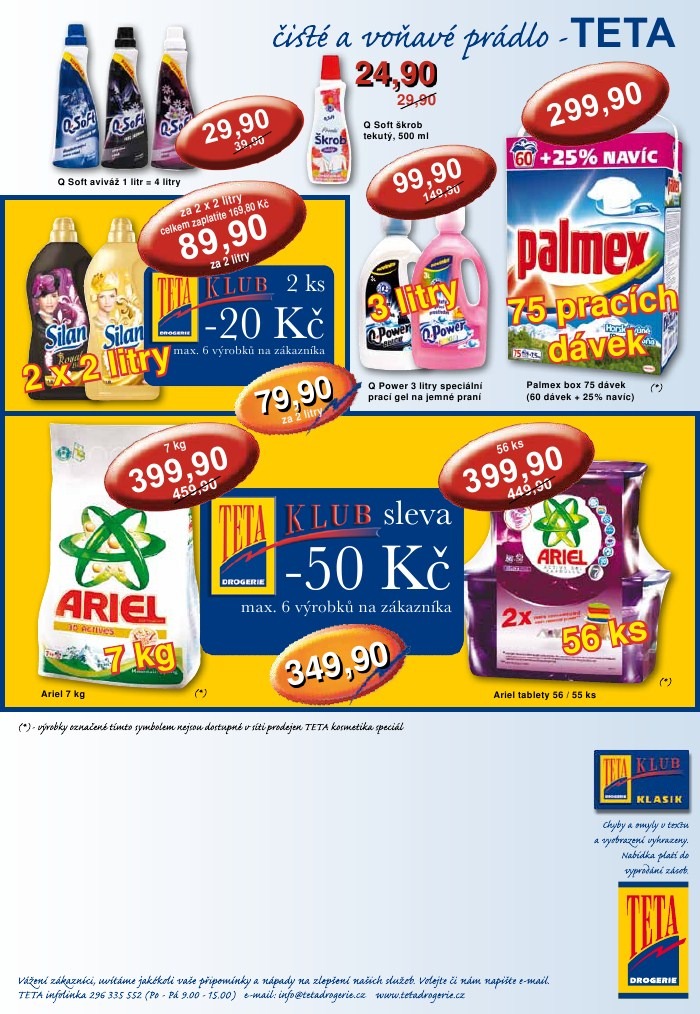 leták TETA drogerie strana 1 leták TETA drogerie strana 1