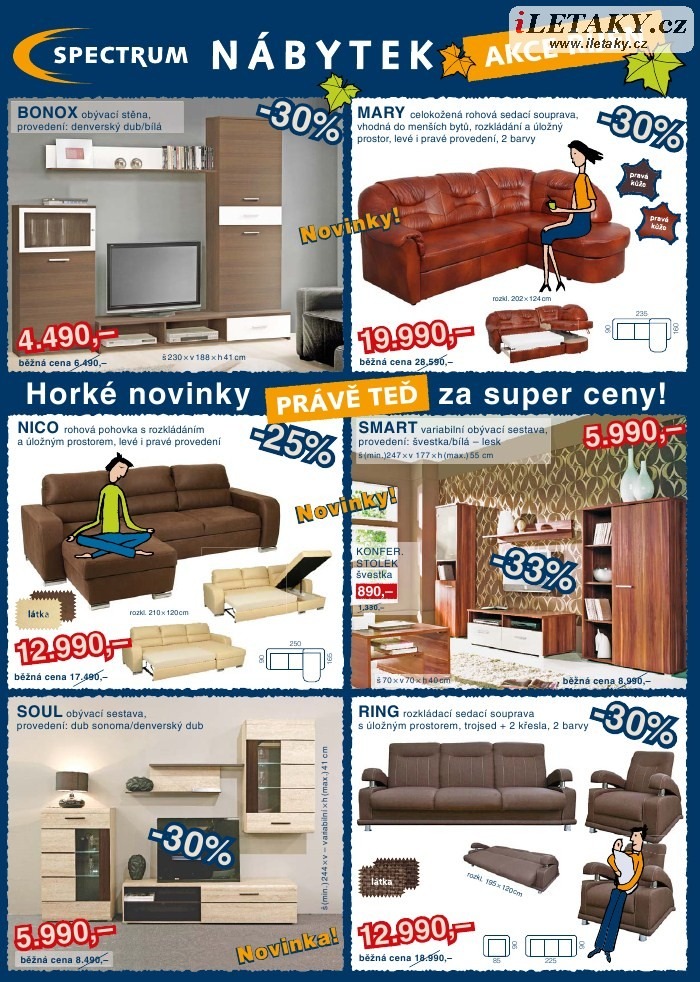 leták Spectrum nábytek strana 1 leták Spectrum nábytek strana 1