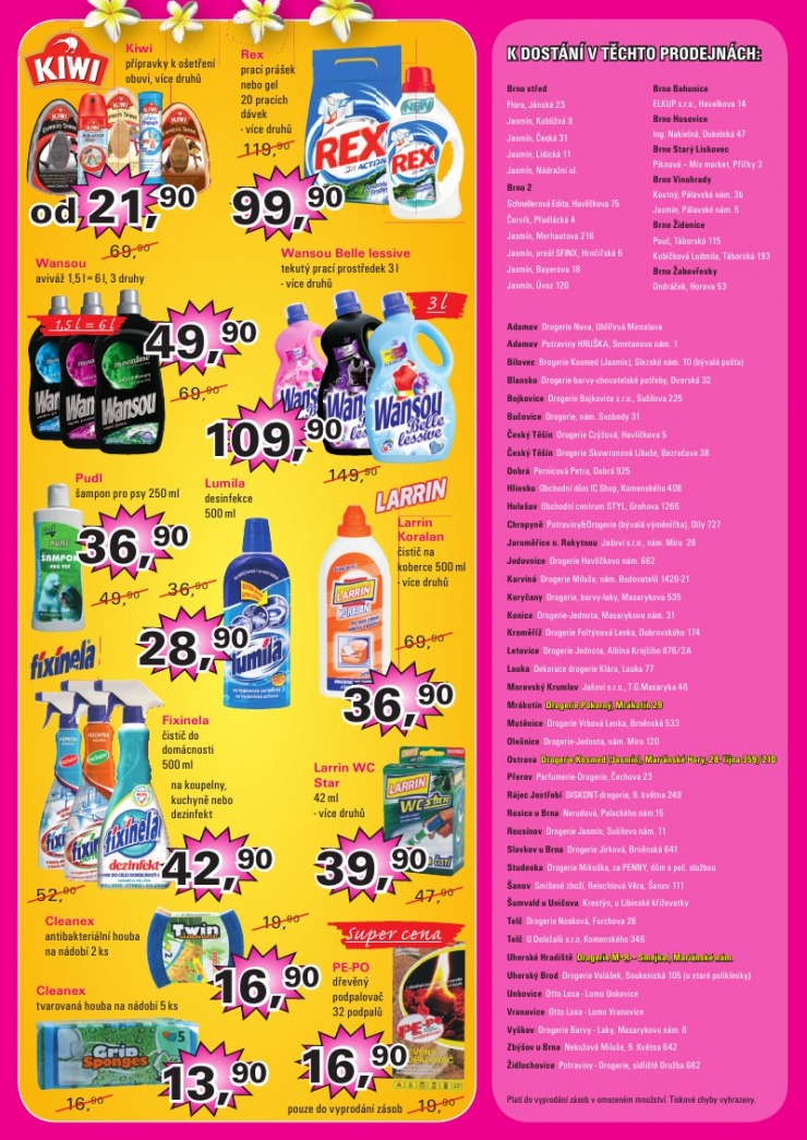 leták Jasmín drogerie strana 1 leták Jasmín drogerie strana 1