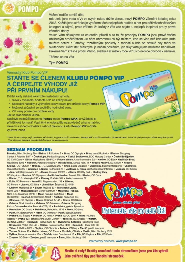 leták Pompo strana 1 leták Pompo strana 1