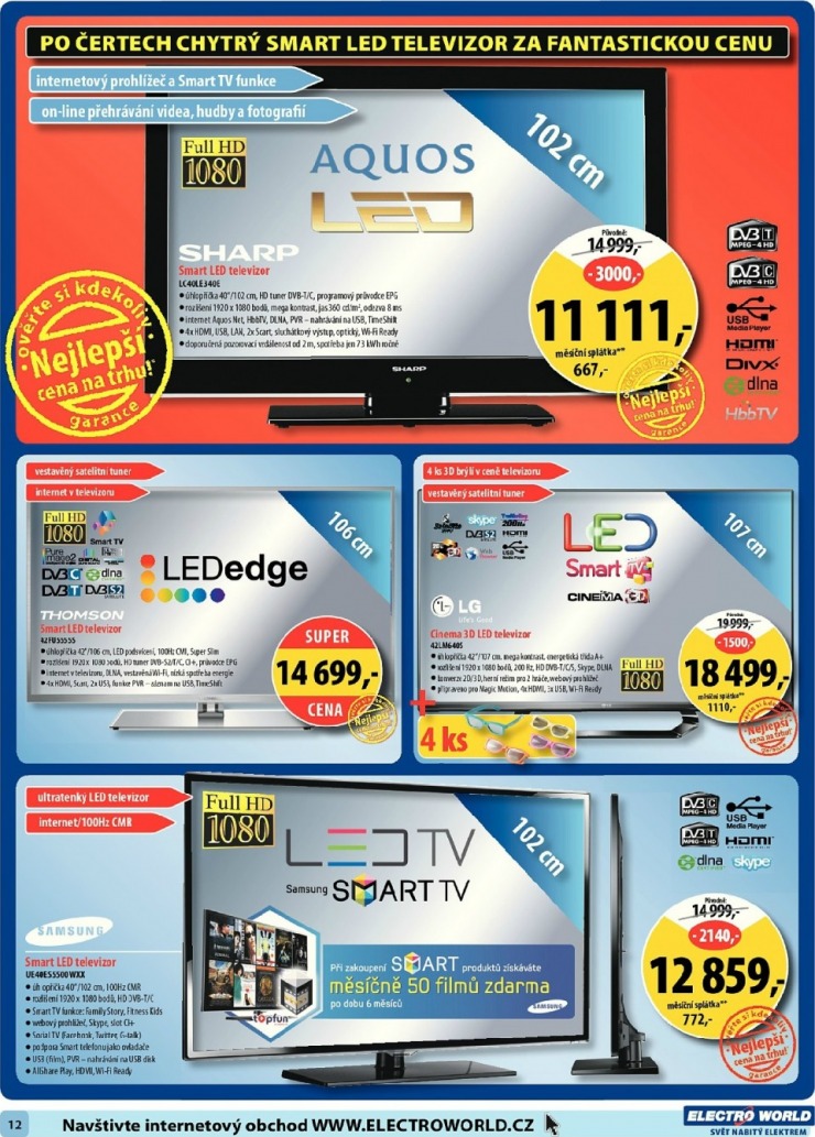 leták Electro World strana 1 leták Electro World strana 1