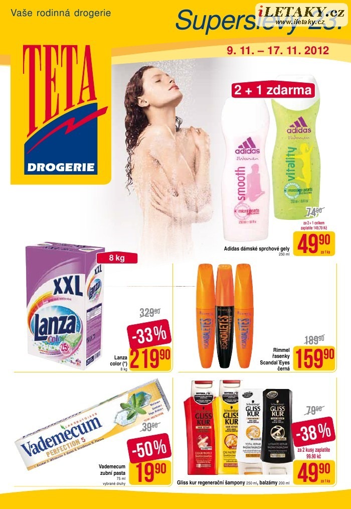leták TETA drogerie strana 1 leták TETA drogerie strana 1