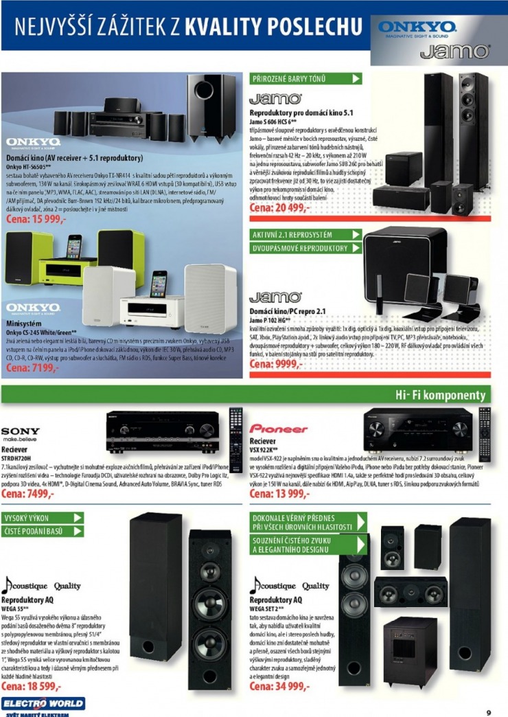 leták Electro World strana 1 leták Electro World strana 1