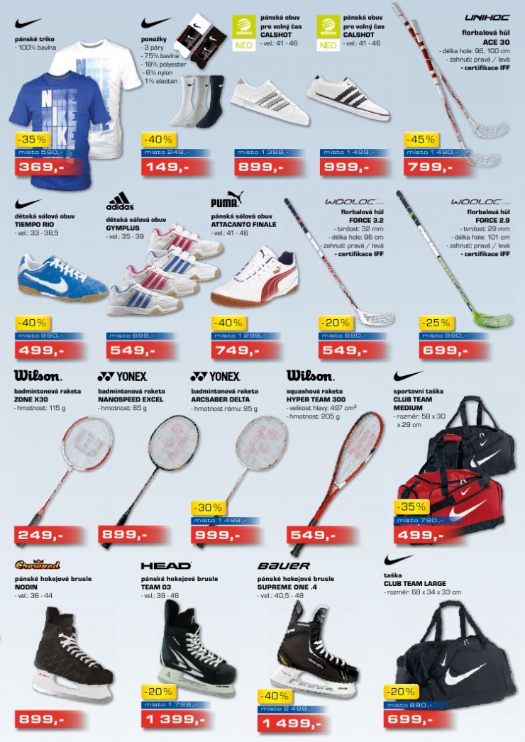 leták Sportisimo strana 1 leták Sportisimo strana 1