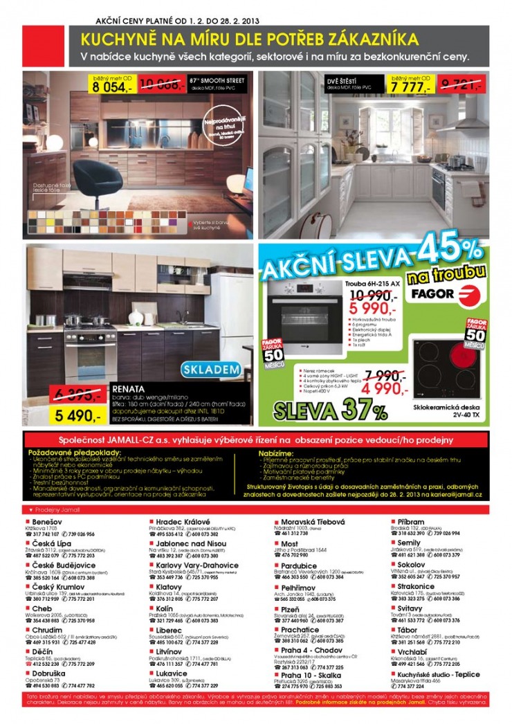 leták Jamall Akční leták od 2.2.2013 strana 1 leták Jamall Akční leták od 2.2.2013 strana 1