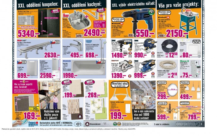 leták Hornbach Aktuální leták od 3.1.2013 strana 1 leták Hornbach Aktuální leták od 3.1.2013 strana 1