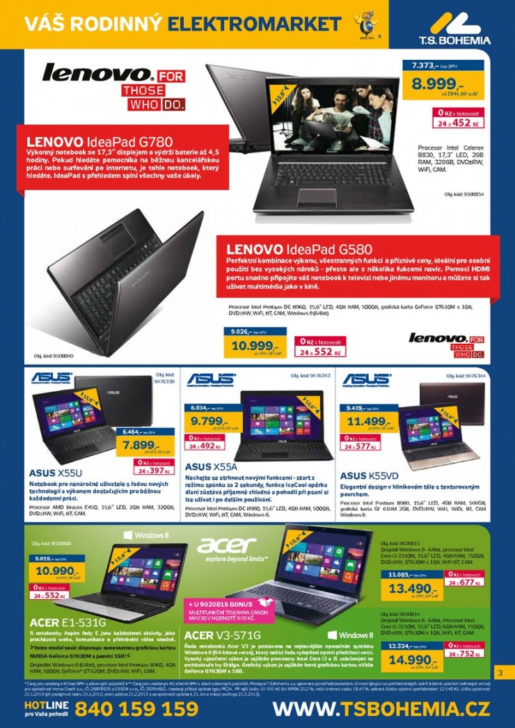 letk T.S. Bohemia Virtuln katalog od 21.1.2013 strana 1