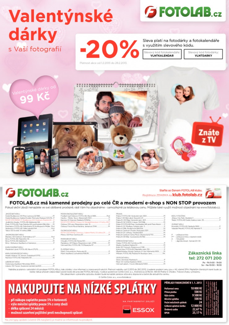 leták Fotolab Akční leták od 1.2.2013 strana 1 leták Fotolab Akční leták od 1.2.2013 strana 1