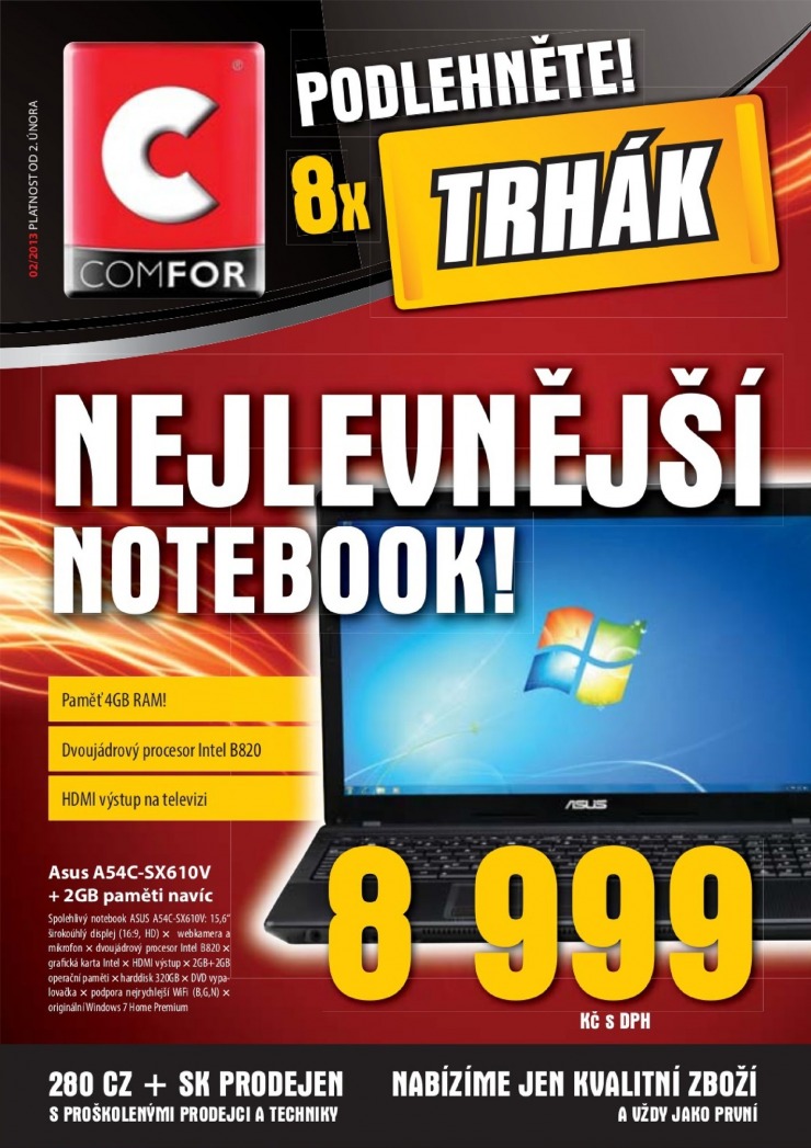 leták Comfor katalog od 2.2.2013 strana 1 leták Comfor katalog od 2.2.2013 strana 1
