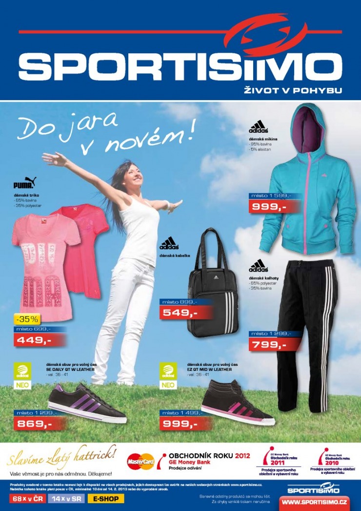 leták Sportisimo Aktuální leták od 14.2.2013 strana 1 leták Sportisimo Aktuální leták od 14.2.2013 strana 1