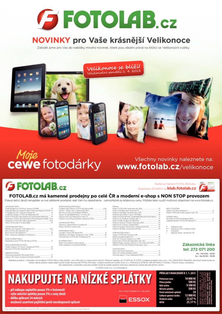 leták Fotolab Akční leták od 1.3.2013 strana 1 leták Fotolab Akční leták od 1.3.2013 strana 1