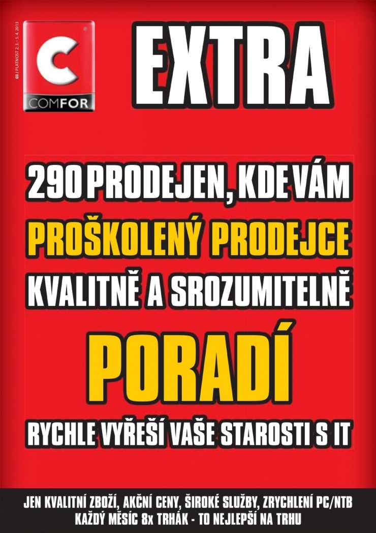 leták Comfor katalog od 2.3.2013 strana 1 leták Comfor katalog od 2.3.2013 strana 1