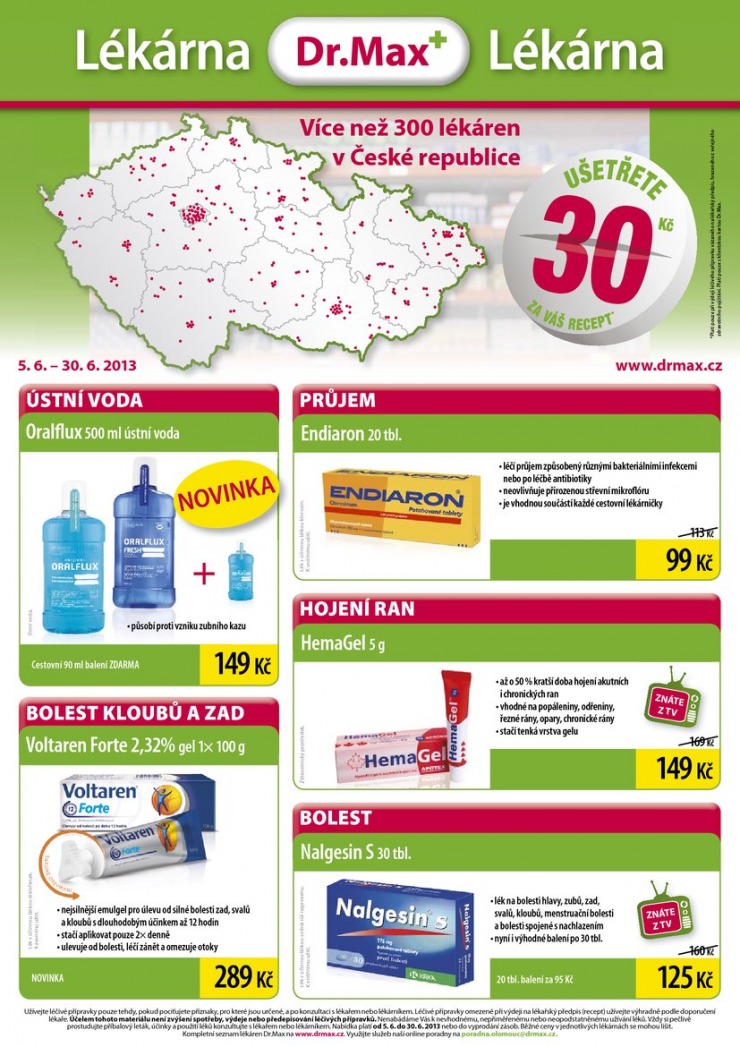 leták Dr. Max lékárna Aktuální leták od 5.6.2013 strana 1 leták Dr. Max lékárna Aktuální leták od 5.6.2013 strana 1