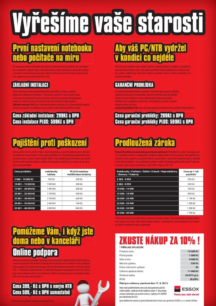 leták Comfor katalog od 17.8.2013 strana 1 leták Comfor katalog od 17.8.2013 strana 1