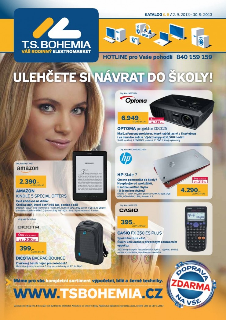 leták T.S. Bohemia Virtuální katalog od 2.9.2013 strana 1 leták T.S. Bohemia Virtuální katalog od 2.9.2013 strana 1