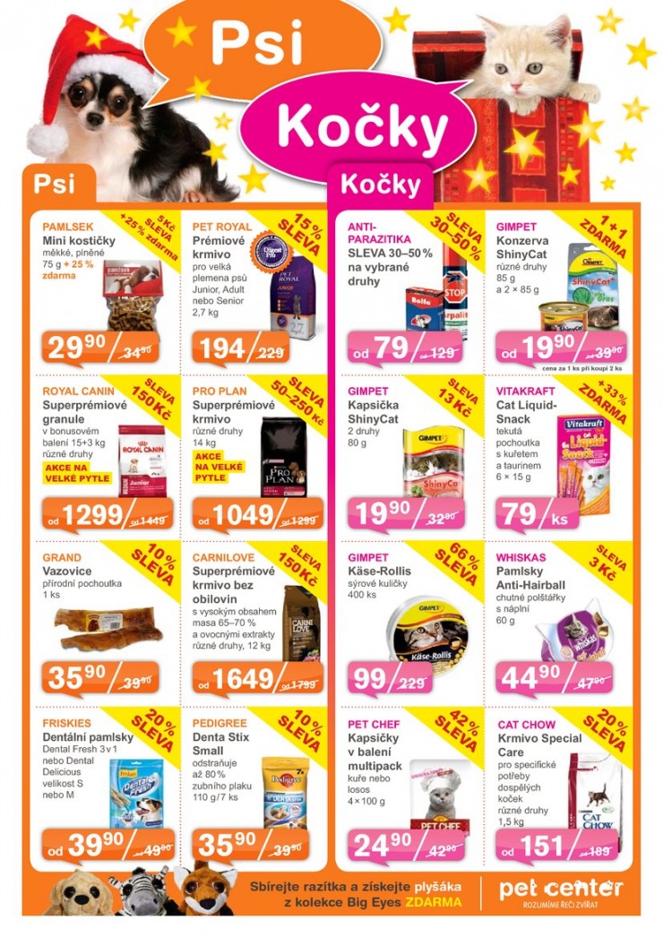 leták Pet Center Akční leták od 1.12.2013 strana 1 leták Pet Center Akční leták od 1.12.2013 strana 1