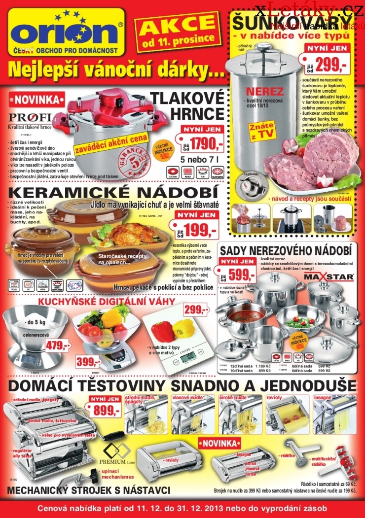 leták Orion leták strana 1 leták Orion leták strana 1