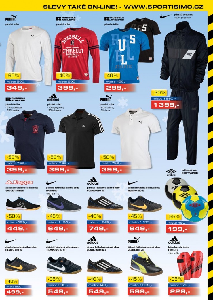 leták Sportisimo Aktuální leták od 8.1.2014 strana 1 leták Sportisimo Aktuální leták od 8.1.2014 strana 1