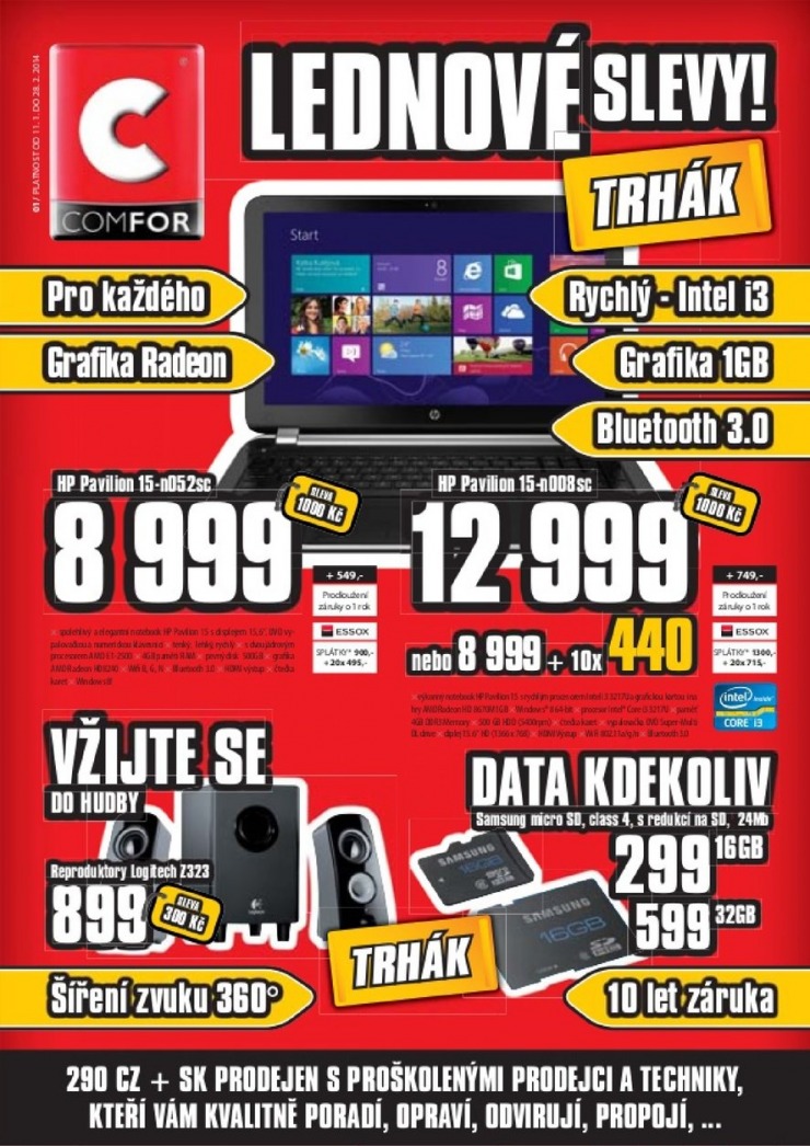 leták Comfor katalog od 11.1.2014 strana 1 leták Comfor katalog od 11.1.2014 strana 1
