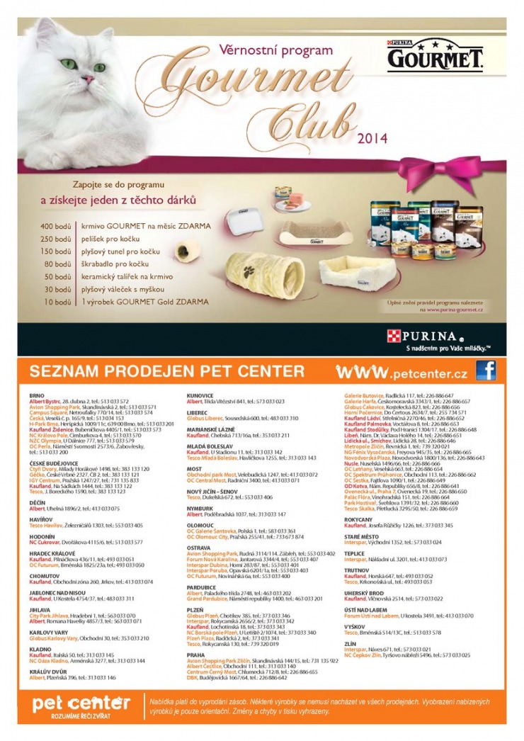 leták Pet Center Akční leták od 1.2.2014 strana 1 leták Pet Center Akční leták od 1.2.2014 strana 1