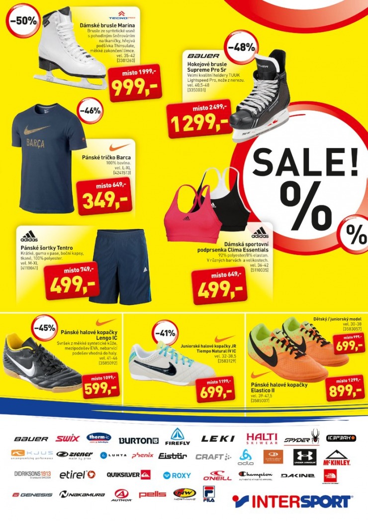 leták Intersport Aktuální leták od 6.2.2014 strana 1 leták Intersport Aktuální leták od 6.2.2014 strana 1