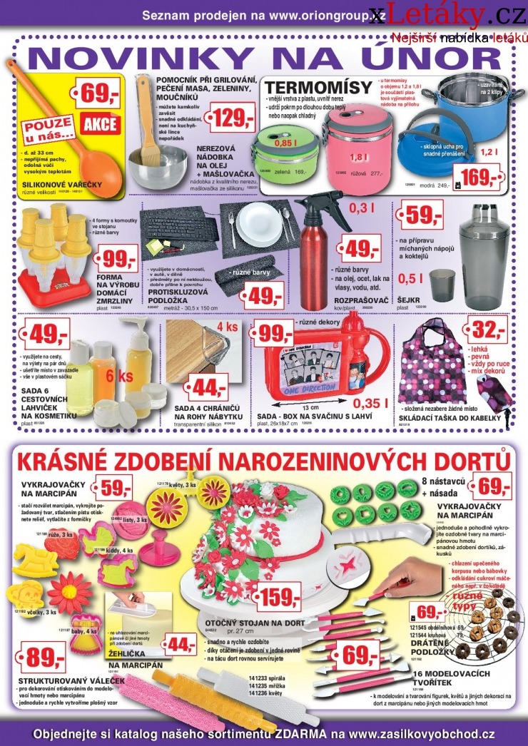 leták Orion leták strana 1 leták Orion leták strana 1