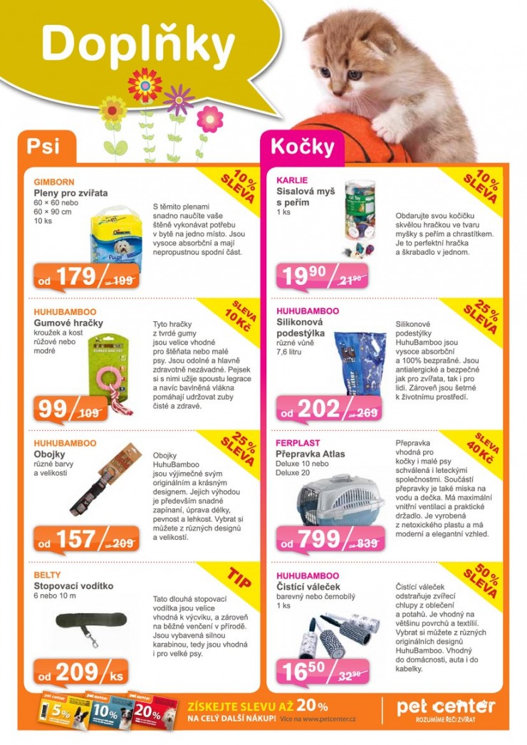 leták Pet Center Akční leták od 1.3.2014 strana 1 leták Pet Center Akční leták od 1.3.2014 strana 1